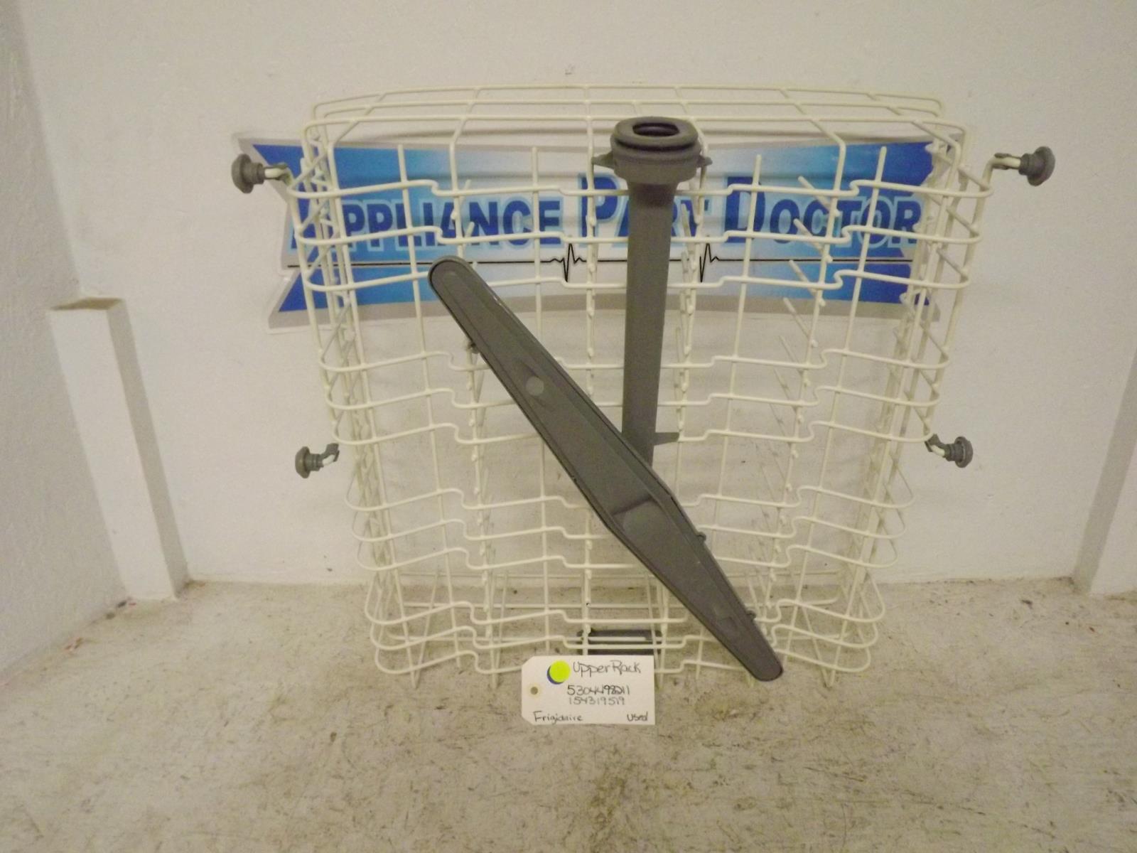 Frigidaire Dishwasher 5304498211 154319519 Upper Rack Used Frigidaire Dishwasher 5304498211 154319519 Upper Rack Used